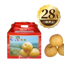 三灣甘露梨(28A)5顆禮盒
