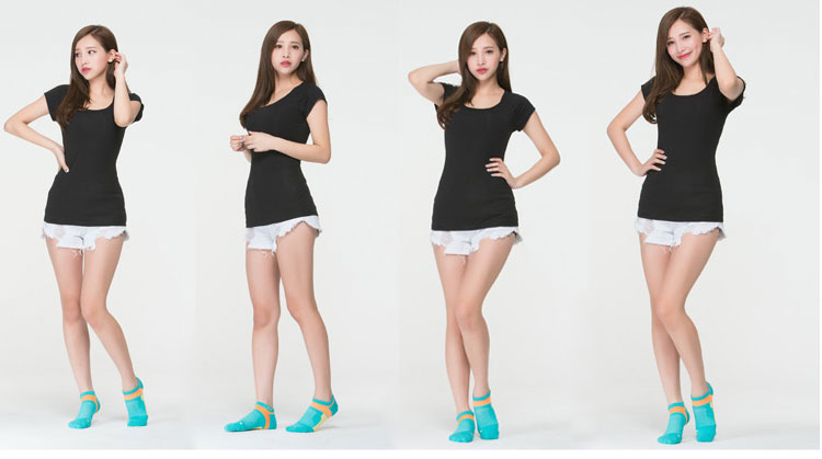 冰礦咖啡涼感輕著女上衣-黑