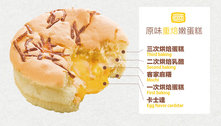 原味重焙嫩蛋糕