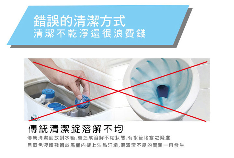 清潔不乾淨還很浪費錢