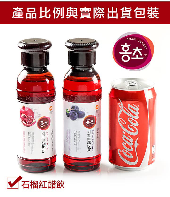 清淨園石榴紅醋-產品比例