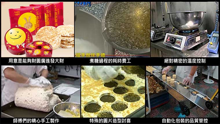 喜之坊圓片牛軋糖製作過程