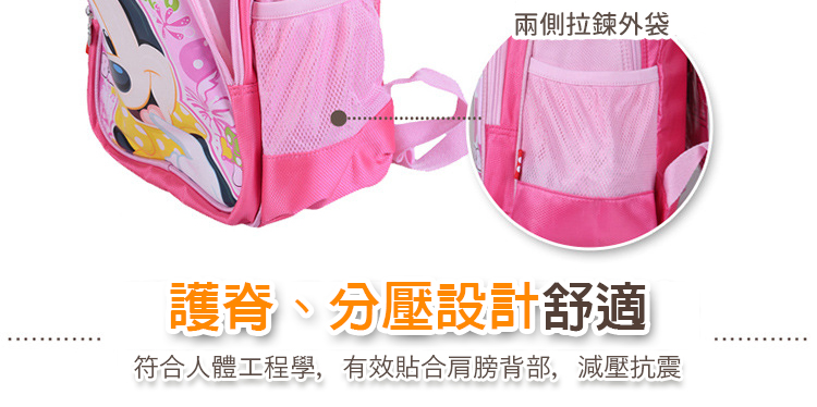 護脊、分壓設計舒適-符合人體工程學-有效貼和肩膀背部-減壓抗震