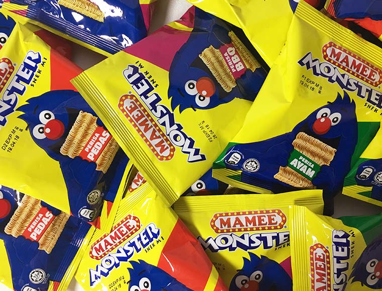 怪獸點心麵三種口味