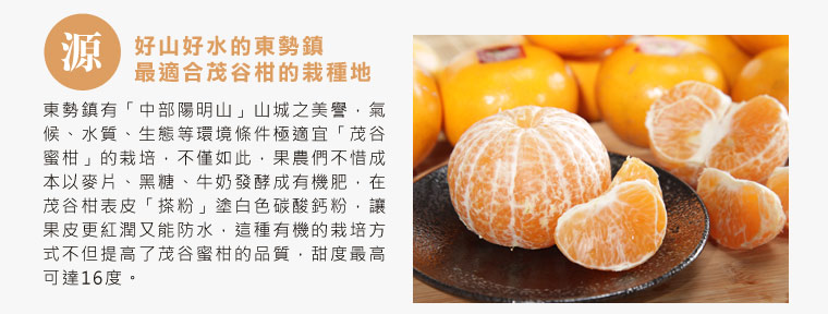 源自好山好水的東勢鎮