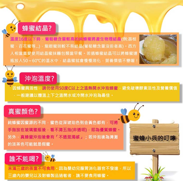 蜂蜜問與答