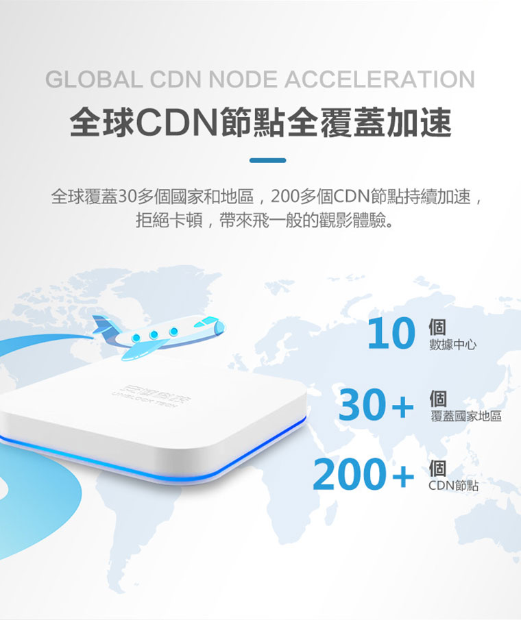 全球CDN節點全覆蓋加速