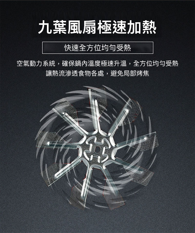九葉風扇極速加熱