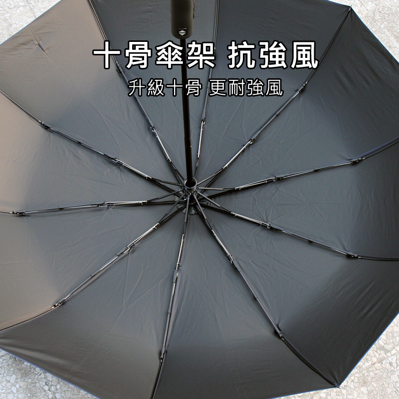 十骨傘架抗強風,升級十骨更耐強風