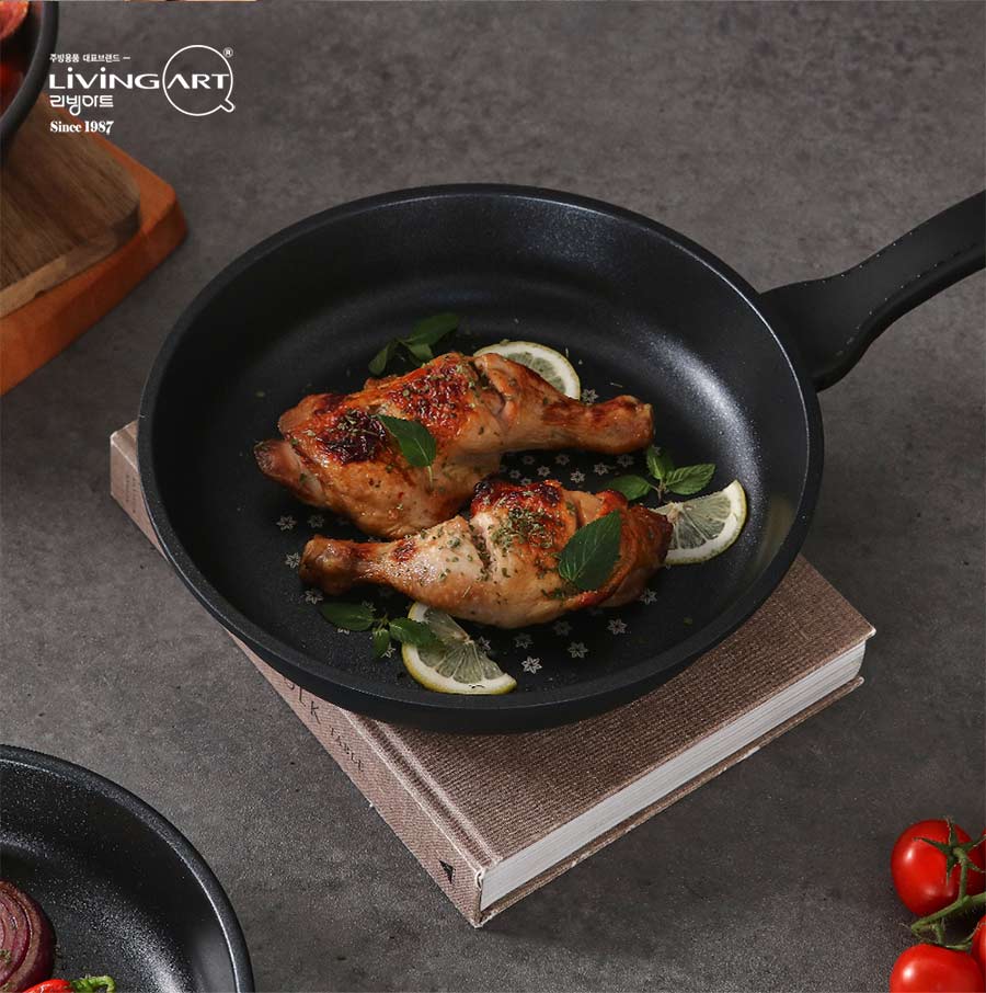 韓國製黑晶鑽石IH不沾鍋具情境圖