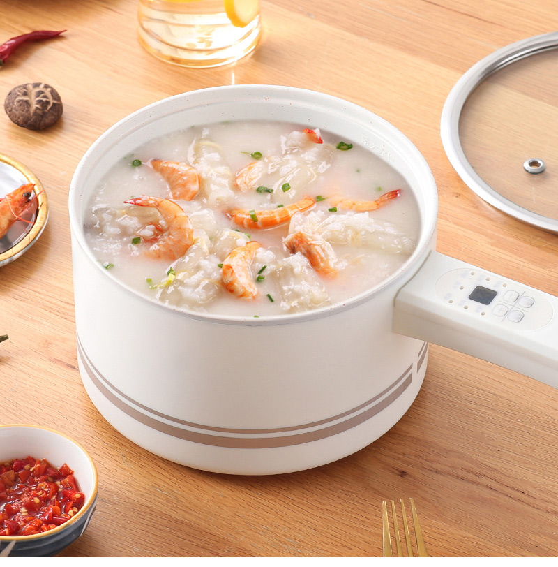 寶貝媽美膳鍋_小資租屋族必備開伙小家電、收納方便使用便利。取代家中多種廚具 你想要的料理都能滿足。煮粥、煮麵、煮飯、煲湯、火鍋、煎炒、烹調方式都可以。單柄快煮鍋，泡麵鍋。