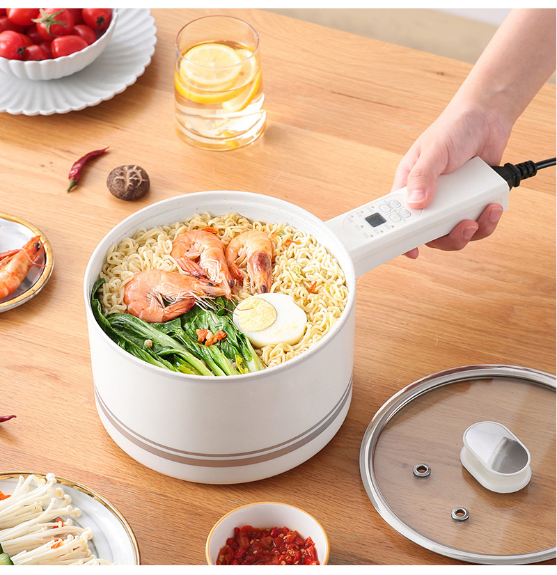 寶貝媽美膳鍋_小資租屋族必備開伙小家電、收納方便使用便利。取代家中多種廚具 你想要的料理都能滿足。煮粥、煮麵、煮飯、煲湯、火鍋、煎炒、烹調方式都可以。單柄快煮鍋，泡麵鍋。