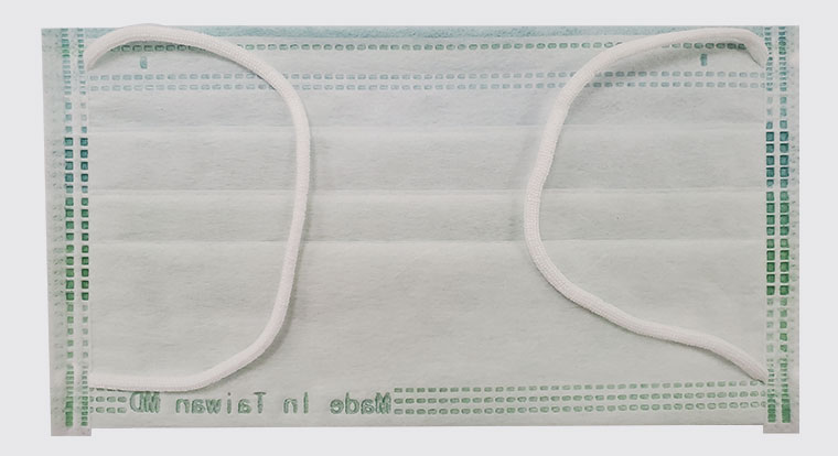 背面漸層系列綠光森林色口罩