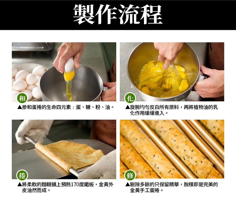 製作流程_山日初手工蛋捲