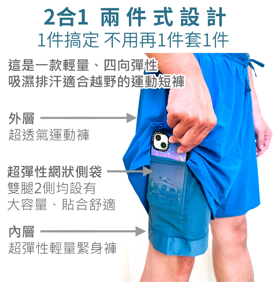 2合一兩件式設計1件搞定不用再1件套1件