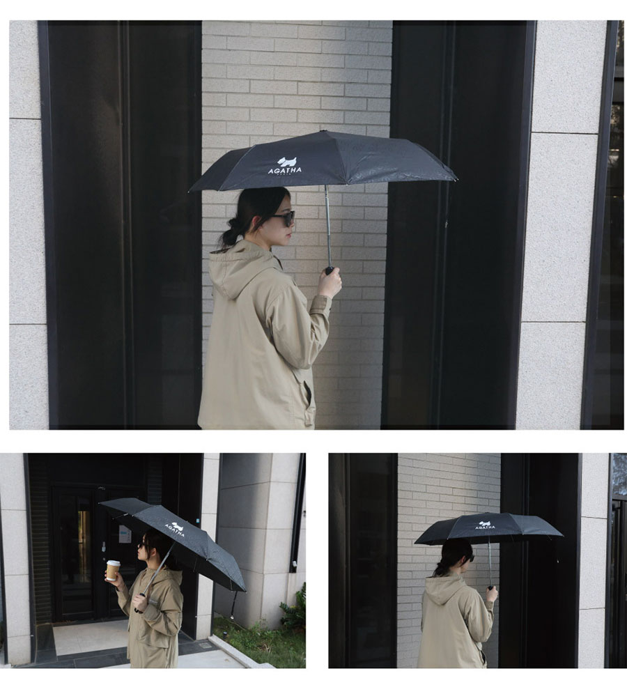 法國名牌AGATHA抗UV自動開收傘情境圖