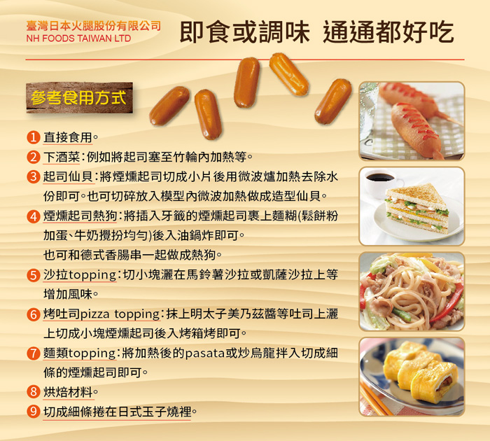 澳洲,紐西蘭熱銷火腿起司