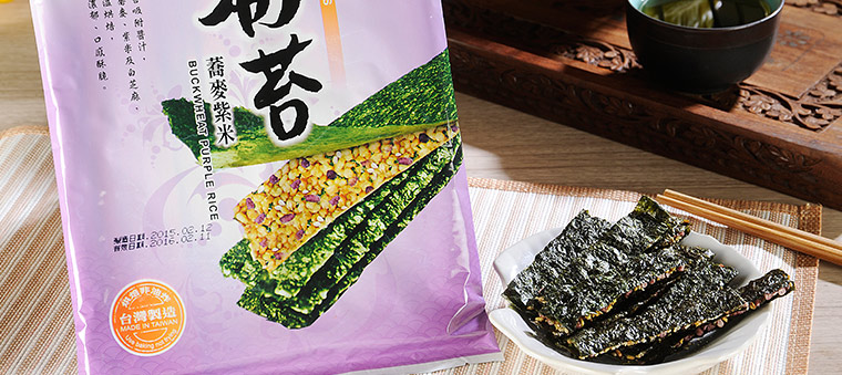 夾心海苔入口香、酥、脆，口口脆癮