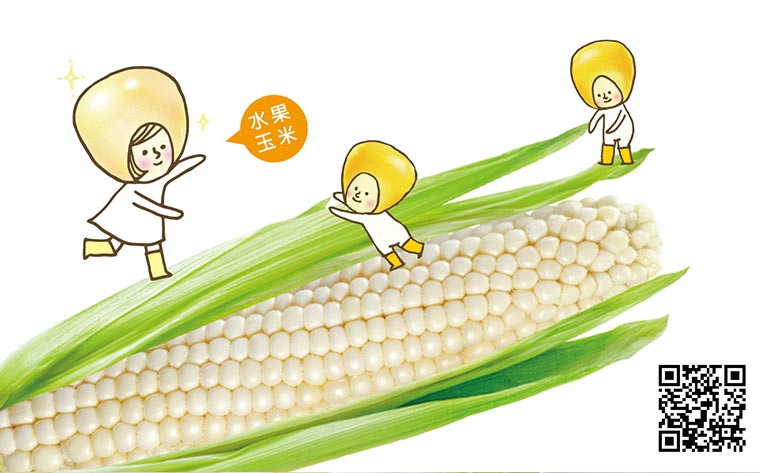 鮮綠水果玉米