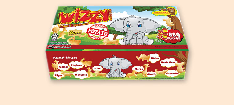 動物造型點心餅(BBQ口味)