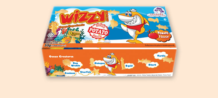 海洋造型點心餅(番茄口味)